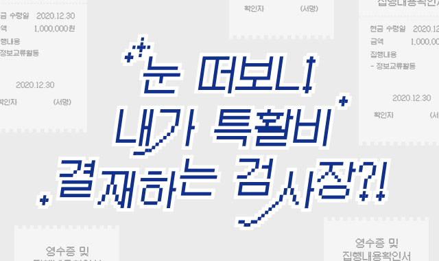 눈 떠보니 내가 특활비 결재하는 검사장